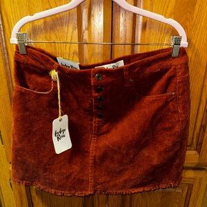 Corduroy skirt
